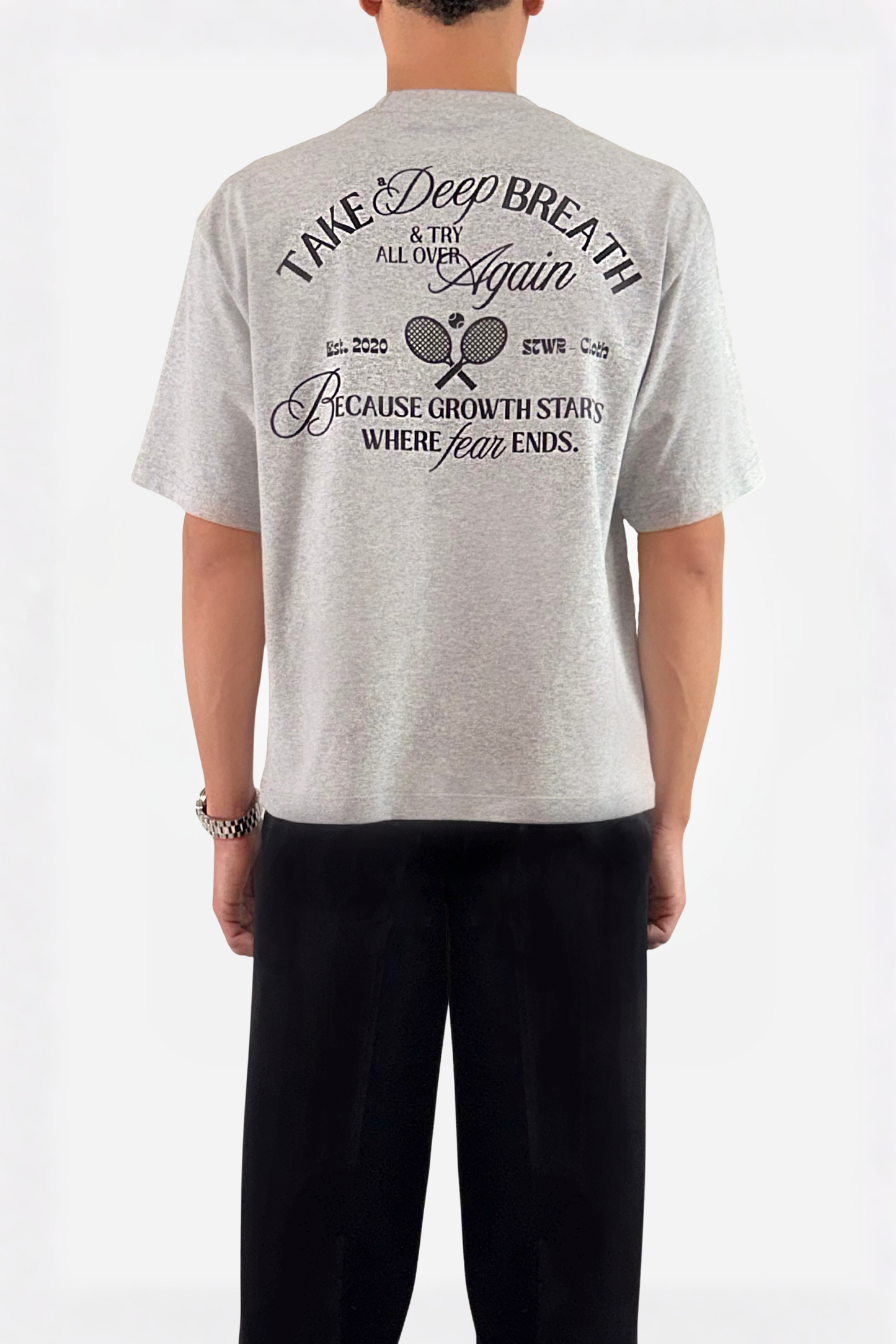 Again relaxed cropped fit T-shirt