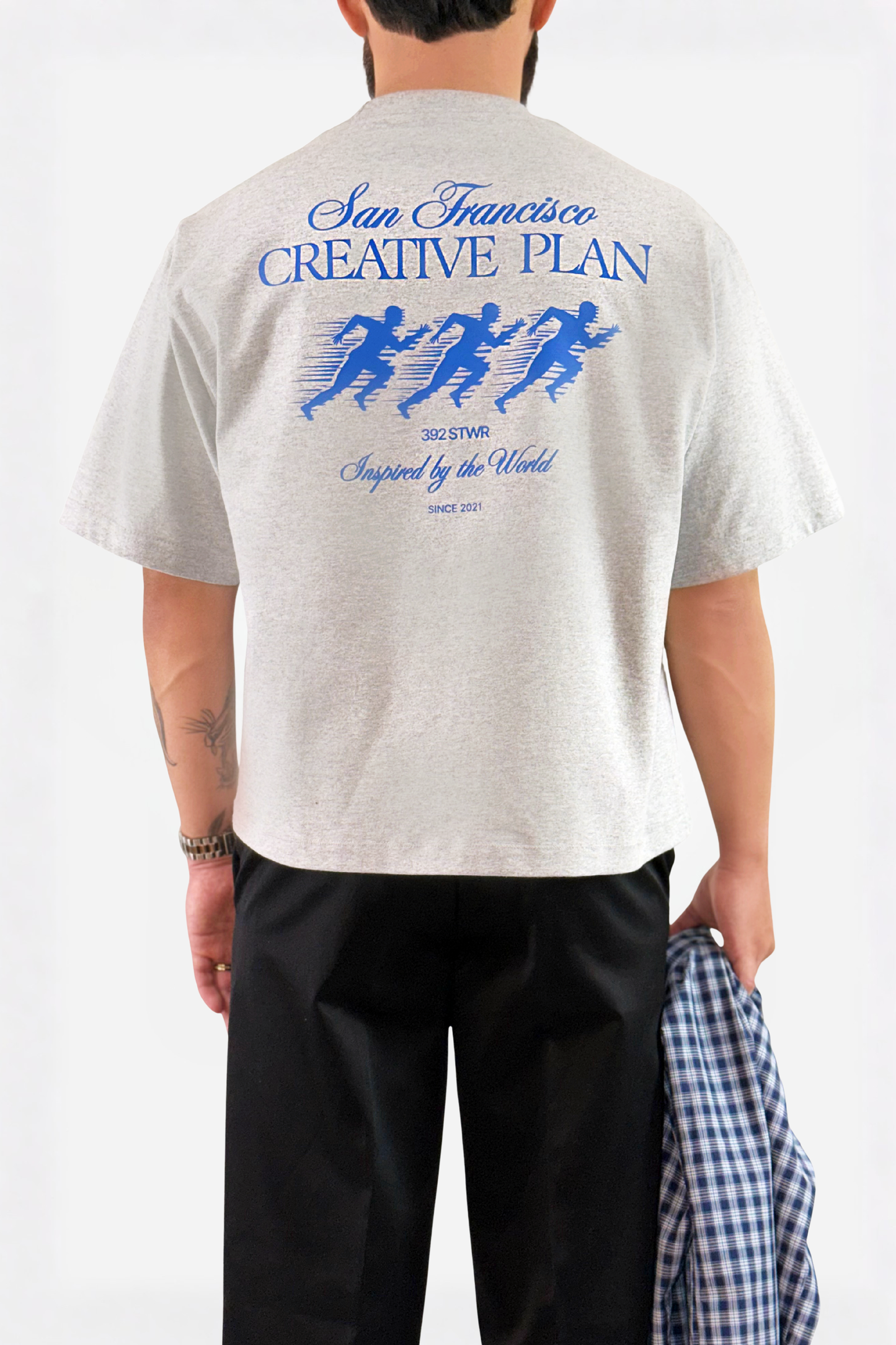 creative relaxed cropped fit T-shirt