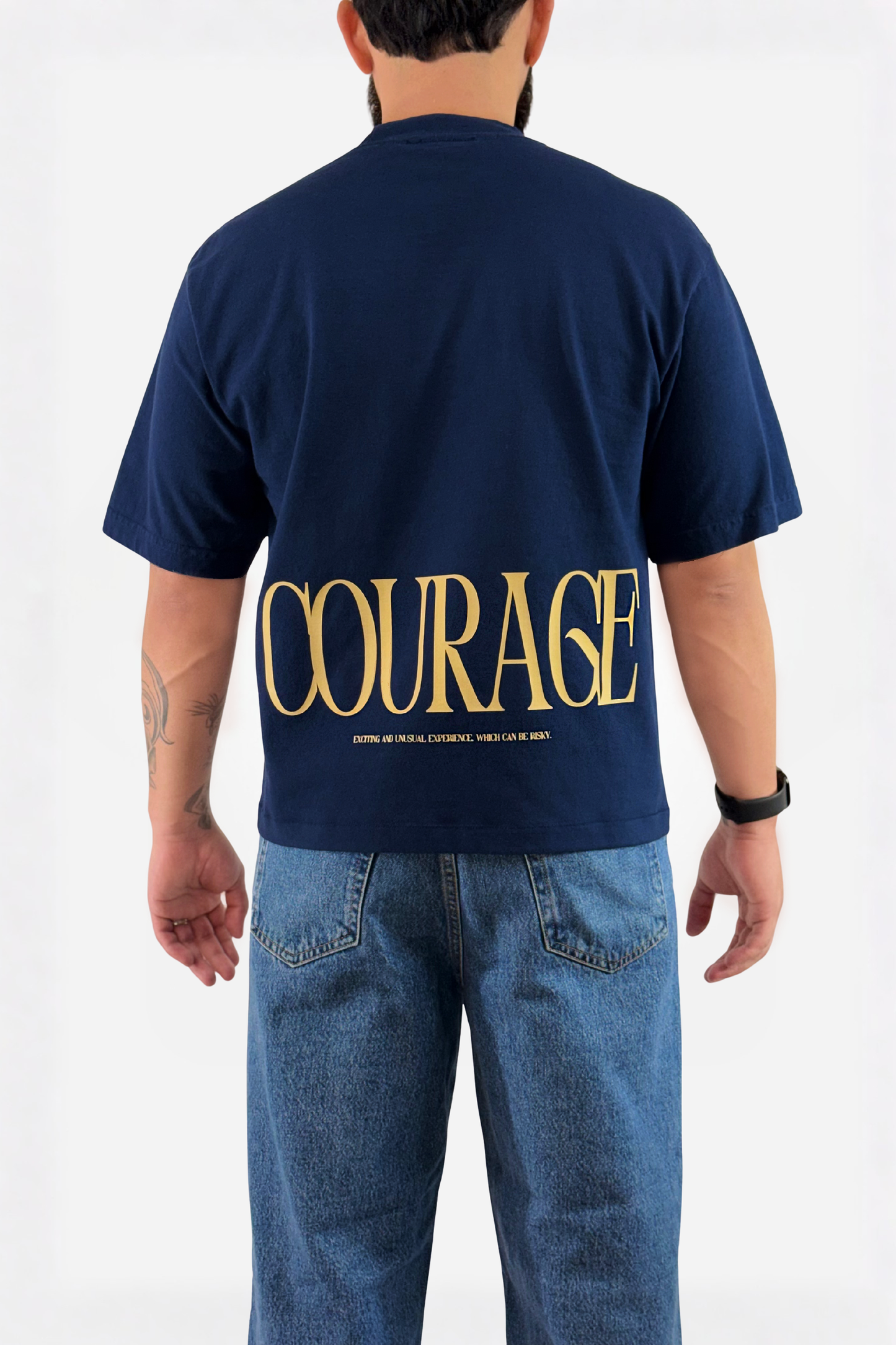 Courage relaxed cropped fit T-shirt