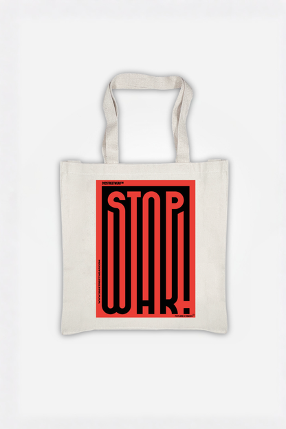 stop war shopper bag