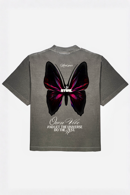 Own vibe relaxed cropped fit T-shirt