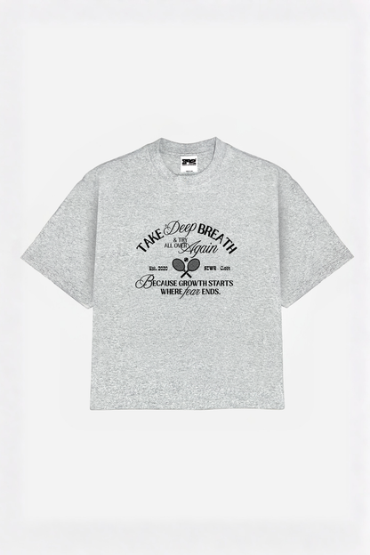 Again relaxed cropped fit  T-shirt