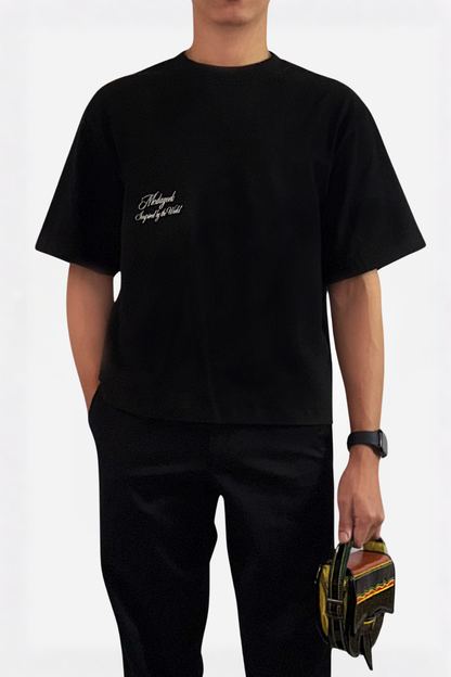 Medayo relaxed cropped fit T-shirt