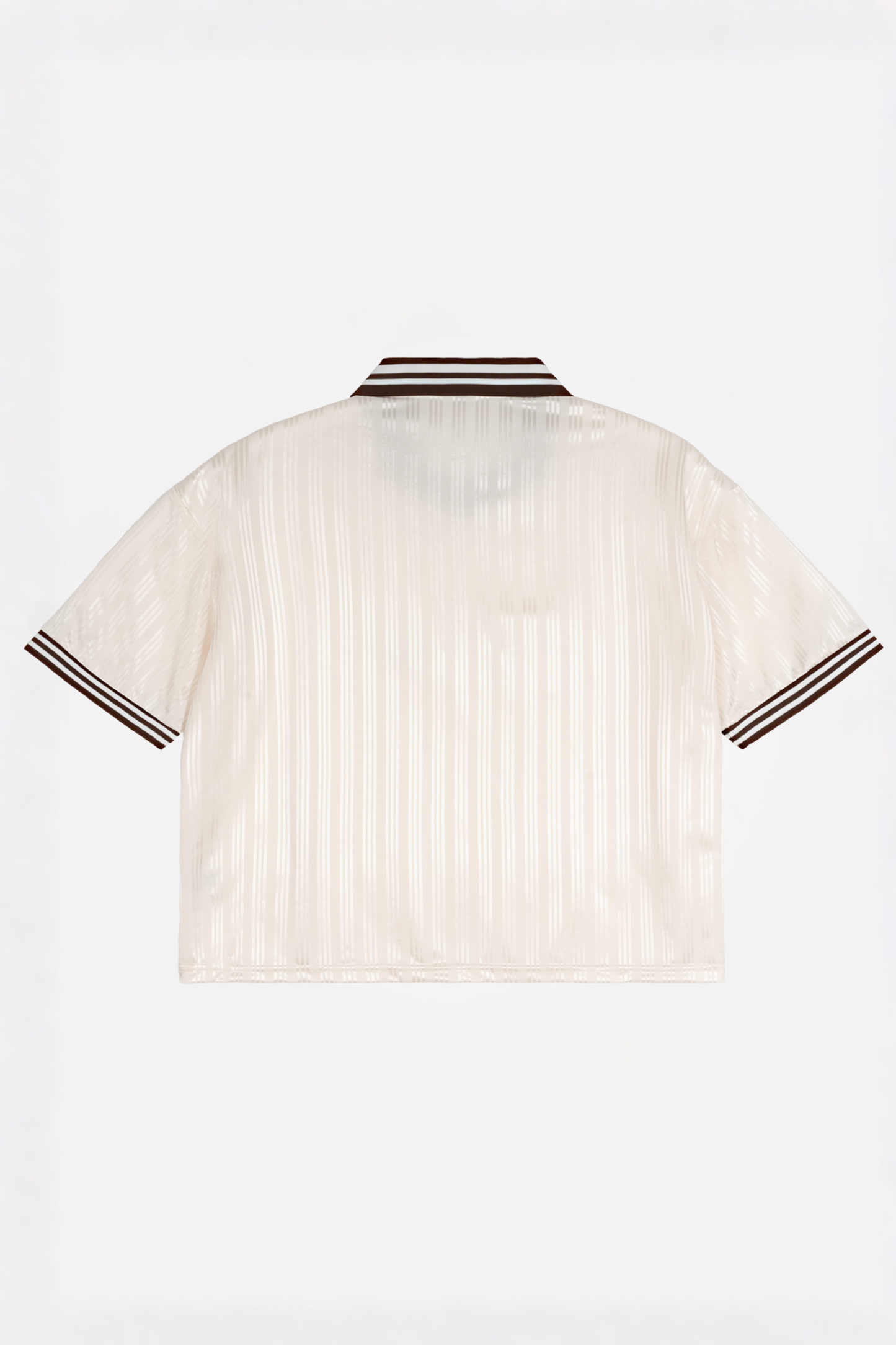 392 stamp Stripes Polo Collar T-Shirt