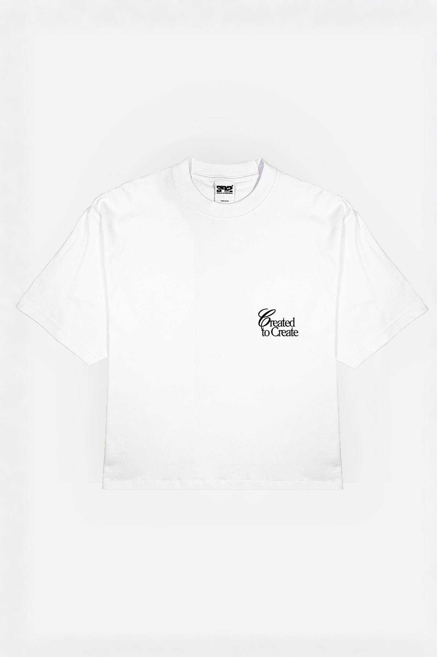 Believe relaxed cropped fit T-shirt