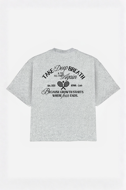 Again relaxed cropped fit  T-shirt