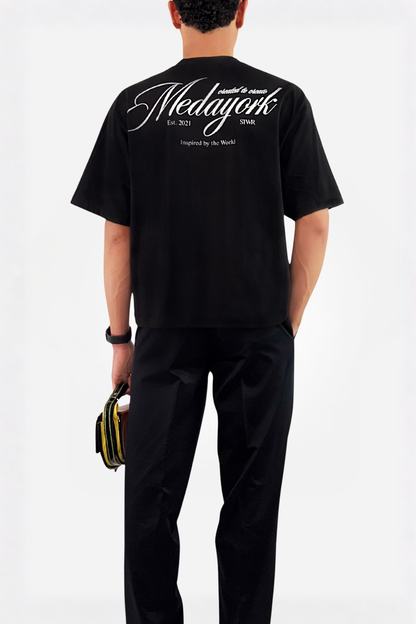 Medayo relaxed cropped fit T-shirt