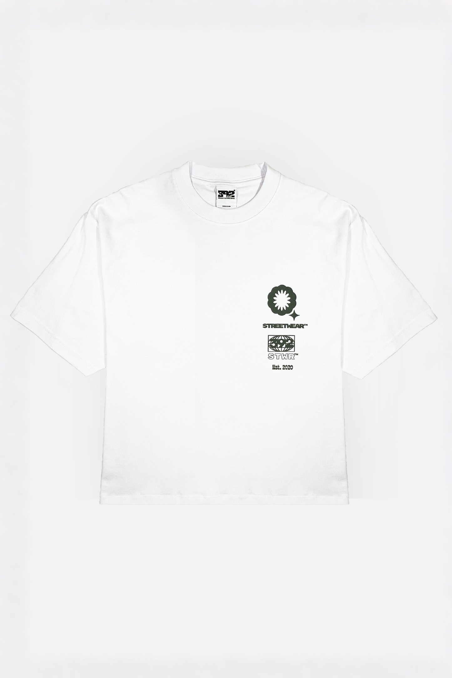 Streetwear relaxed cropped fit T-shirt