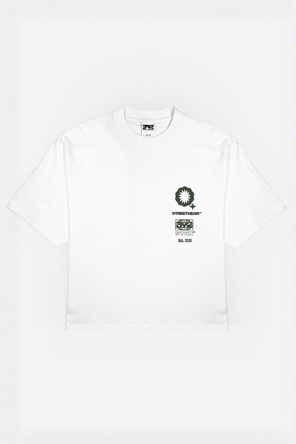 Streetwear relaxed cropped fit T-shirt