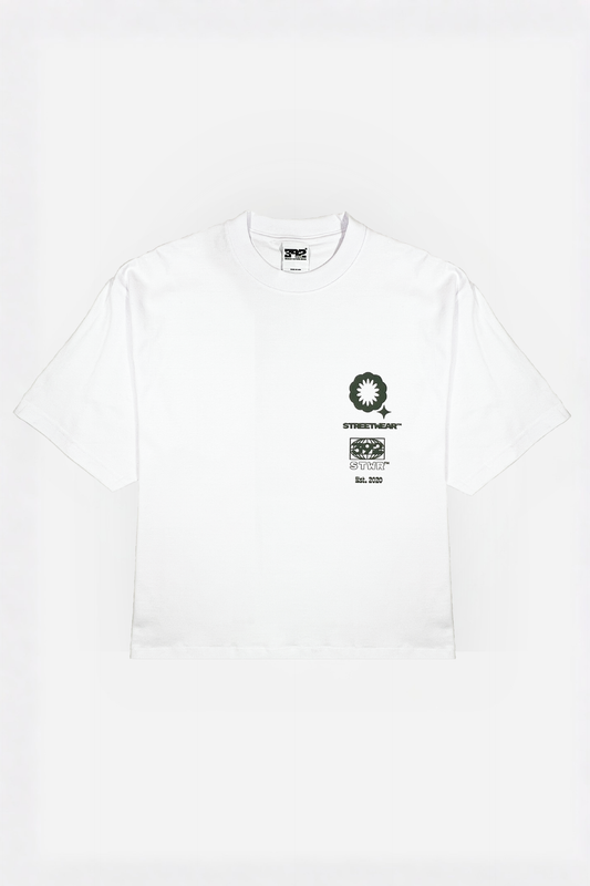 Streetwear relaxed cropped fit T-shirt