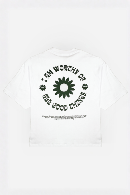 Streetwear relaxed cropped fit T-shirt