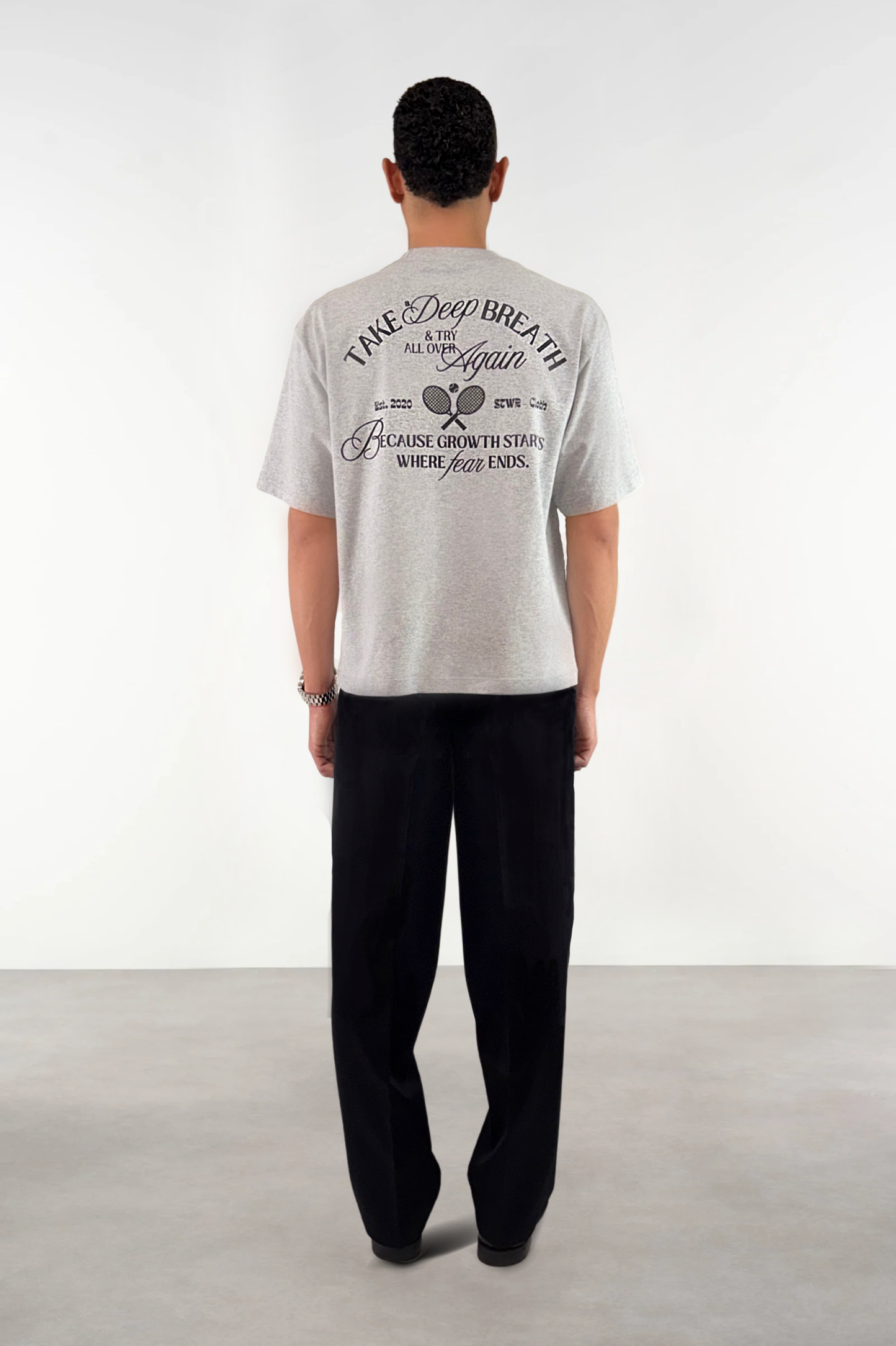 Again relaxed cropped fit  T-shirt