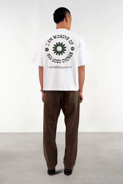 Streetwear relaxed cropped fit T-shirt