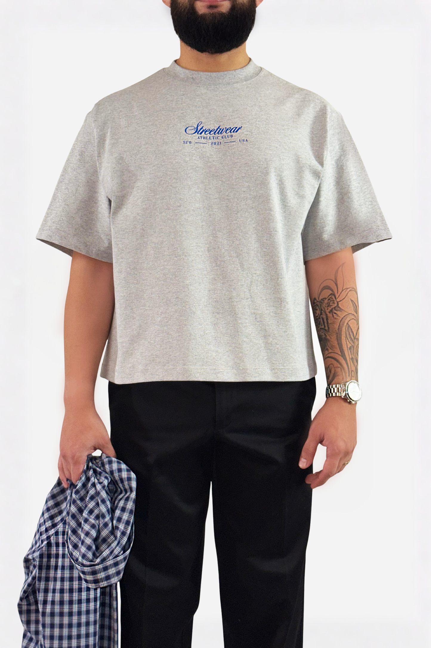 creative relaxed cropped fit T-shirt