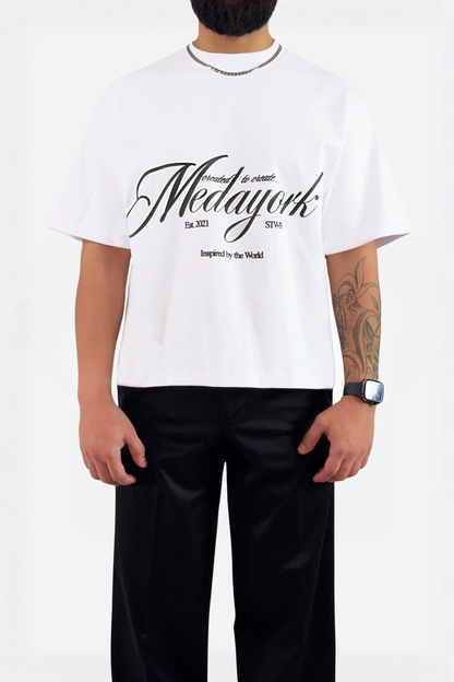 Medayork relaxed cropped fit  T-shirt