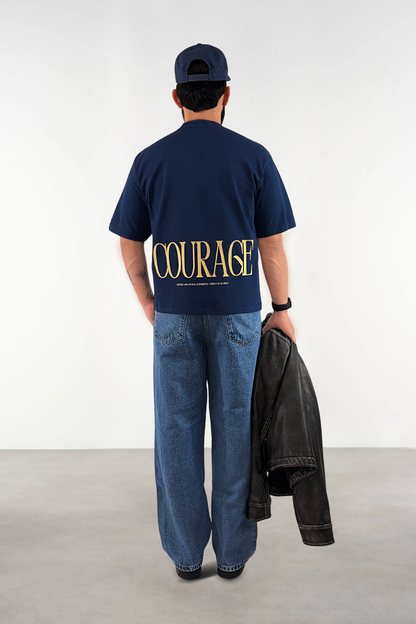 Courage relaxed cropped fit T-shirt