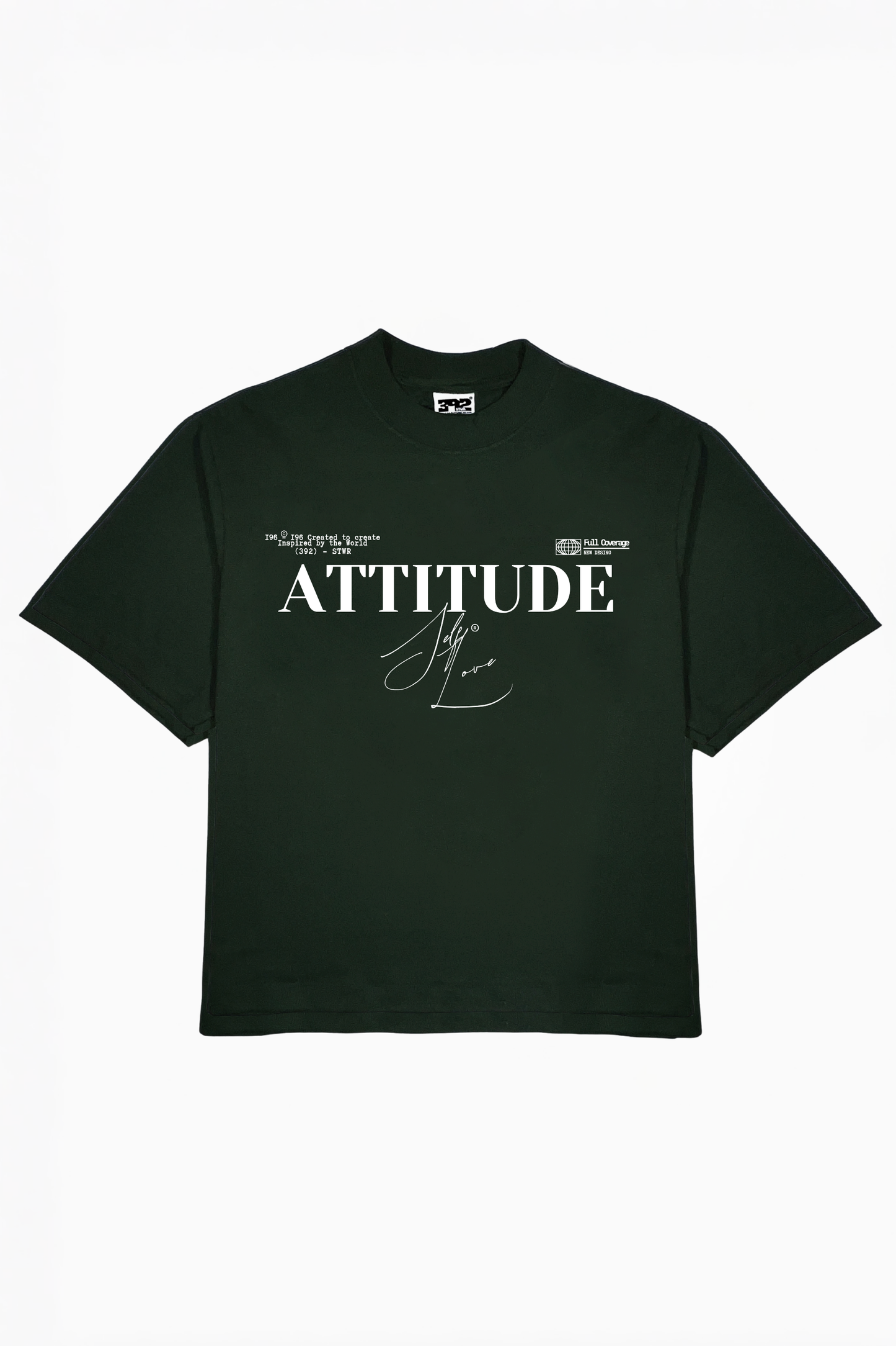 Attitude relaxed cropped fit T-shirt