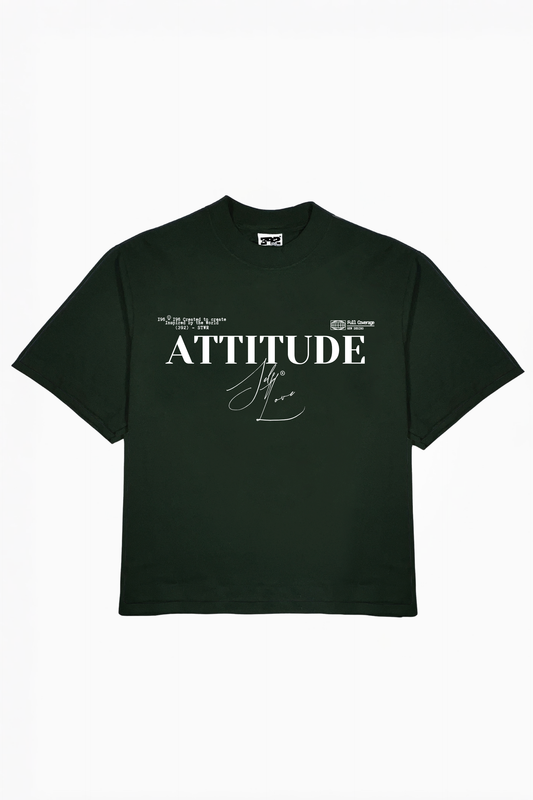Attitude relaxed cropped fit T-shirt