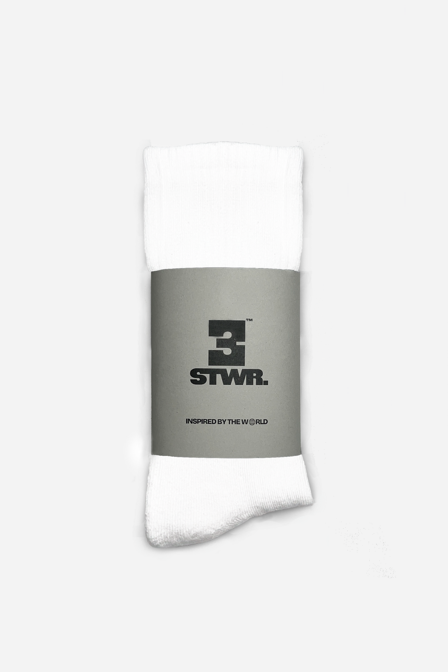 Crw white sock