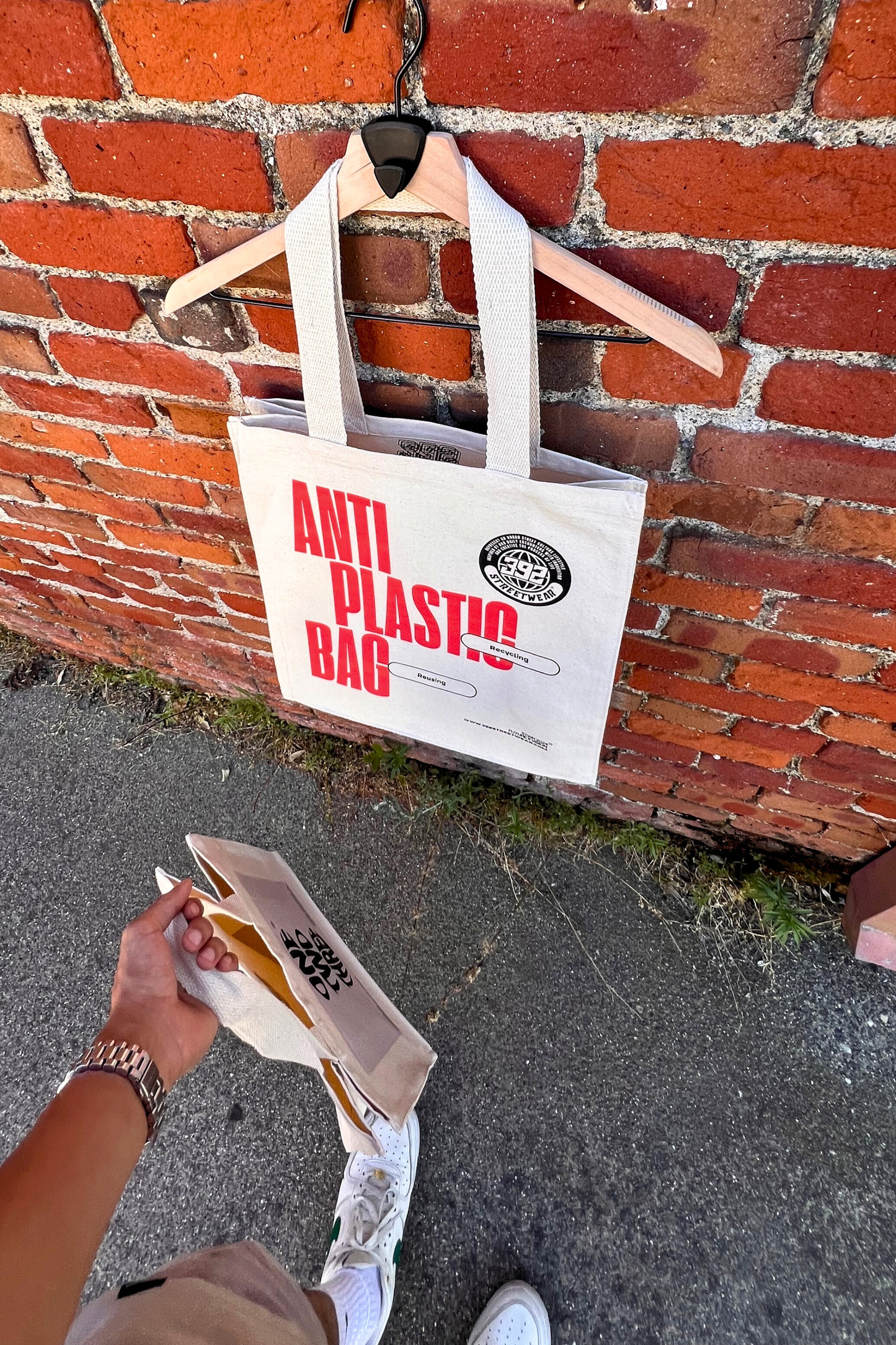 anti-plastic shopper bag